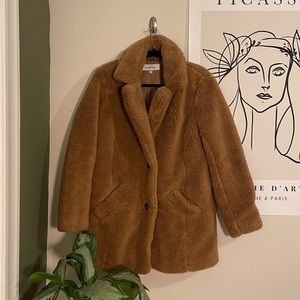 Sebby Brown Teddy Coat